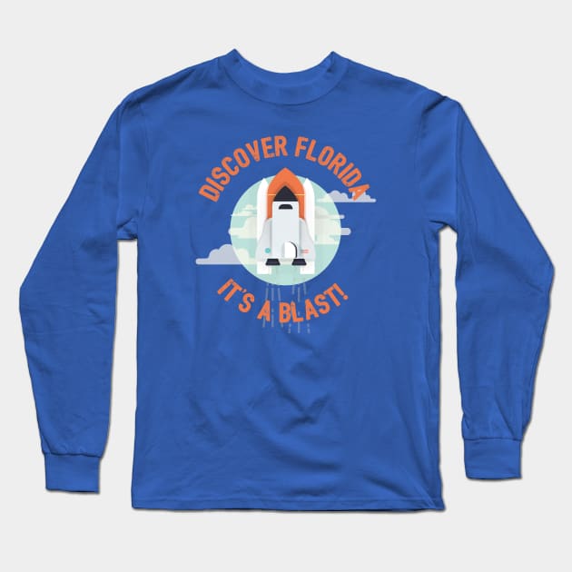 Discover Florida Long Sleeve T-Shirt by FITmedia